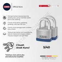 Gambar ABUS Gembok Pagar Anti Karat 5/40 TWIN PACK SILVER ROCK HEAVY DUTY & WEATHERPROOF Anti Saw - Germany dari GGEsta Indonesia Kota Administrasi Jakarta Barat 4 Tokopedia