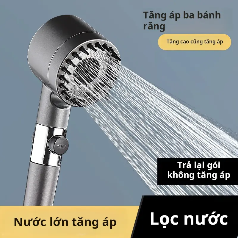 Vòi hoa sen điều áp, đầu vòi hoa sen, bộ vòi hoa sen, đầu vòi hoa sen Cầm Tay Thích hợp cho bồn tắm gia đình, đầu vòi hoa sen trong phòng tắm 0