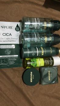 Product Review of 【Hoki Bundle】NPURE Paket Acne Face Toner Cica 150ml + Power Clear Micellar 300ml / Clear Pad 40pads + Power Clear Micellar 300ml / Melembabkan kulit / Mencerahkan / kulit berjerawat/ sensitif / Membersihkan debu polusi Kotoran / Exfoliating Wajah from p**e 2