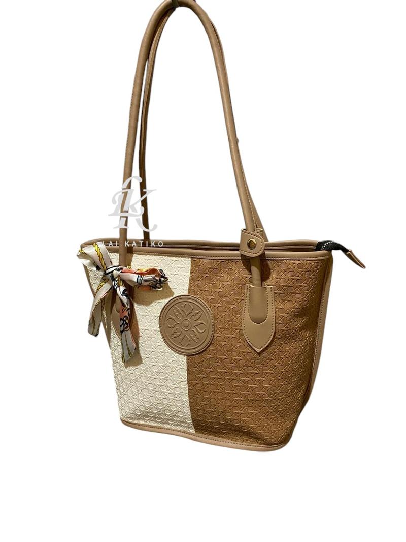 Product Introduction of [Beli lokal] Lk. Simponi totebag Wanita casual Durable Chic tas tote bag whits bagkerja tote  bag serbaguna sage 13