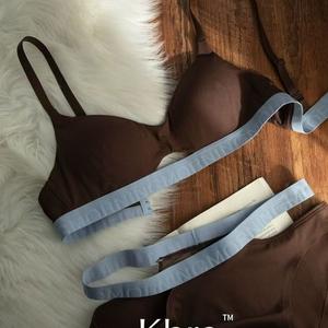 Bộ Đồ Lót Thể Thao Mỏng, Dành Cho Nữ, Áo Ngực Nâng Ngực Không Dây Với Thiết Kế Liền Mạch Và Gợi Cảm, Áo Ba Lỗ Mặc Bên Ngoài Có Thể Chuyển Đổi, Màu Sắc Tương Phản, Thích Hợp Cho Ngực Nhỏ