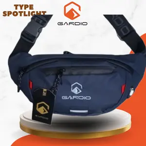 Tas pria wanita anti air gardio spotlight Waistbag Pinggang