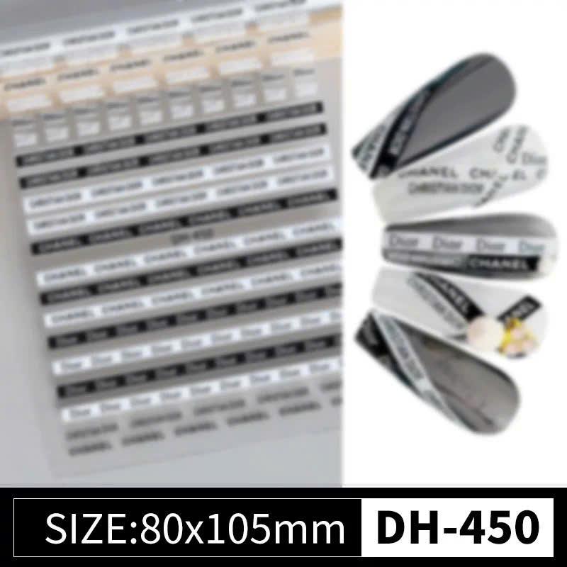  MÃ 450 - Sticker Dán Nail 3D Dạng Decal Dán Chống Nước 