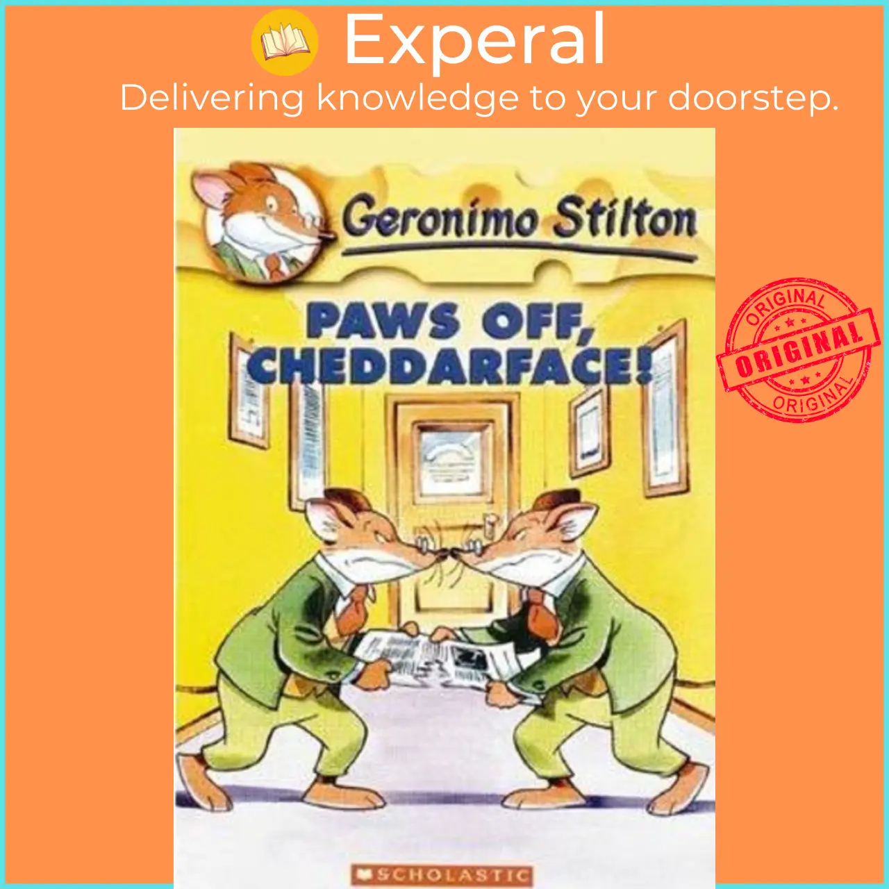 Paws Off, Cheddarface! (Geronimo Stilton, No. 6) by Geronimo Stilton (US edition, paperback) - 9780439559683