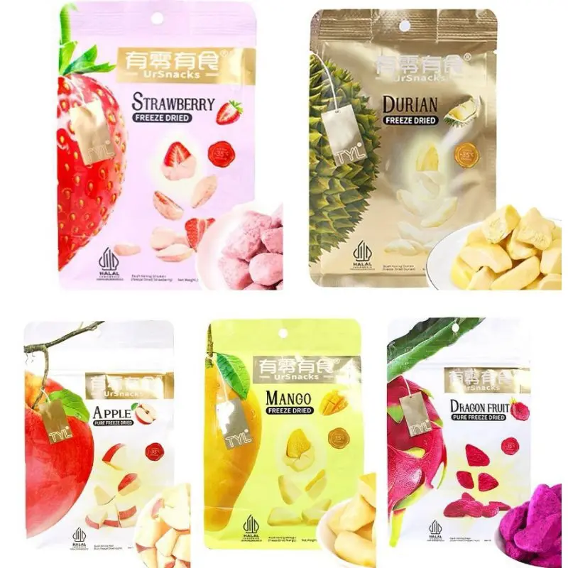 HALAL/Tyl Freeze Dried Fruit / Snack Durian Vacum / Strawberry Beku
