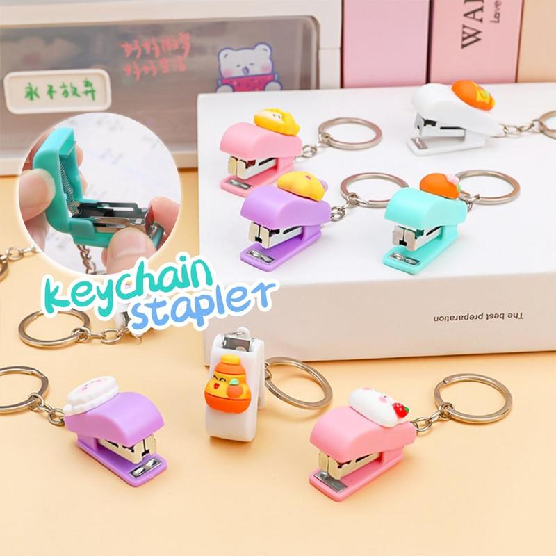 Cute Cartoon Mini Keychain Stapler (Stapler Mini Rantai Kunci) - TikTok ...