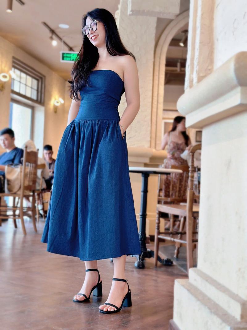 Product Introduction of [Form nhỏ tăng size] Giày Sandal Gót Vuông 7P Quai Ngang Dây Mảnh HADU M7119 Da Vân Cao Cấp, Bảo Hành 12T DéP Nữ Shoes 29