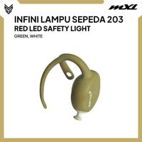 Gambar INFINI LAMPU SEPEDA LED 203 RED REAR FRONT LIGHT LAMPU HELM HANDLEBAR SEATPOST FLEXIBLE WATER RESISTANT - Green, Lampu Depan dari MXL Sports Indonesia Kota Administrasi Jakarta Selatan 5 Tokopedia
