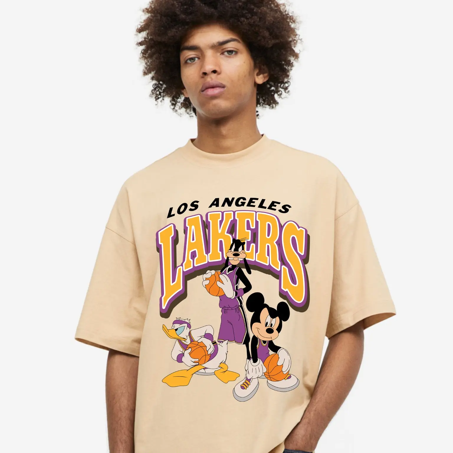 Tshirt Oblong Lakers LA Distro dewasa semi katun 24s
