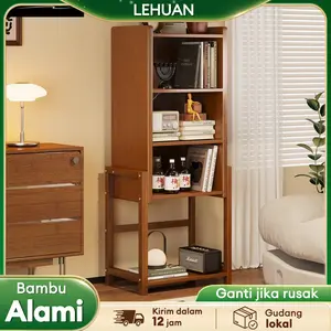 LH-Rak Buku Rak buku anak-anak lemari pajangan ruang tamuRak Buku Serbaguna 5 Susun atau Lemari Pajangan Display Minimalis
