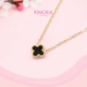 Kimora - Kalung Titanium Wanita Bunga Semangi Senorita  Klt279