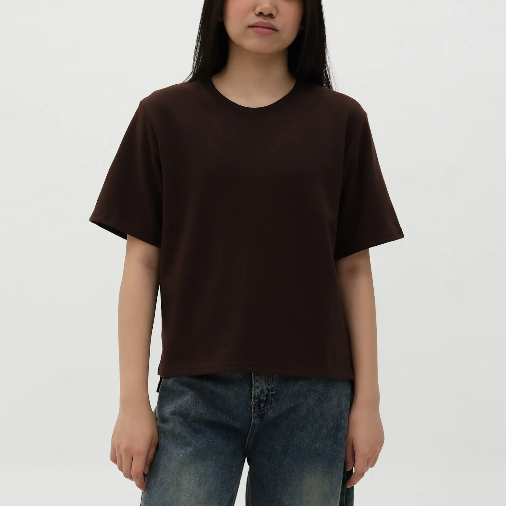 Oversized Fit Dark Brown
