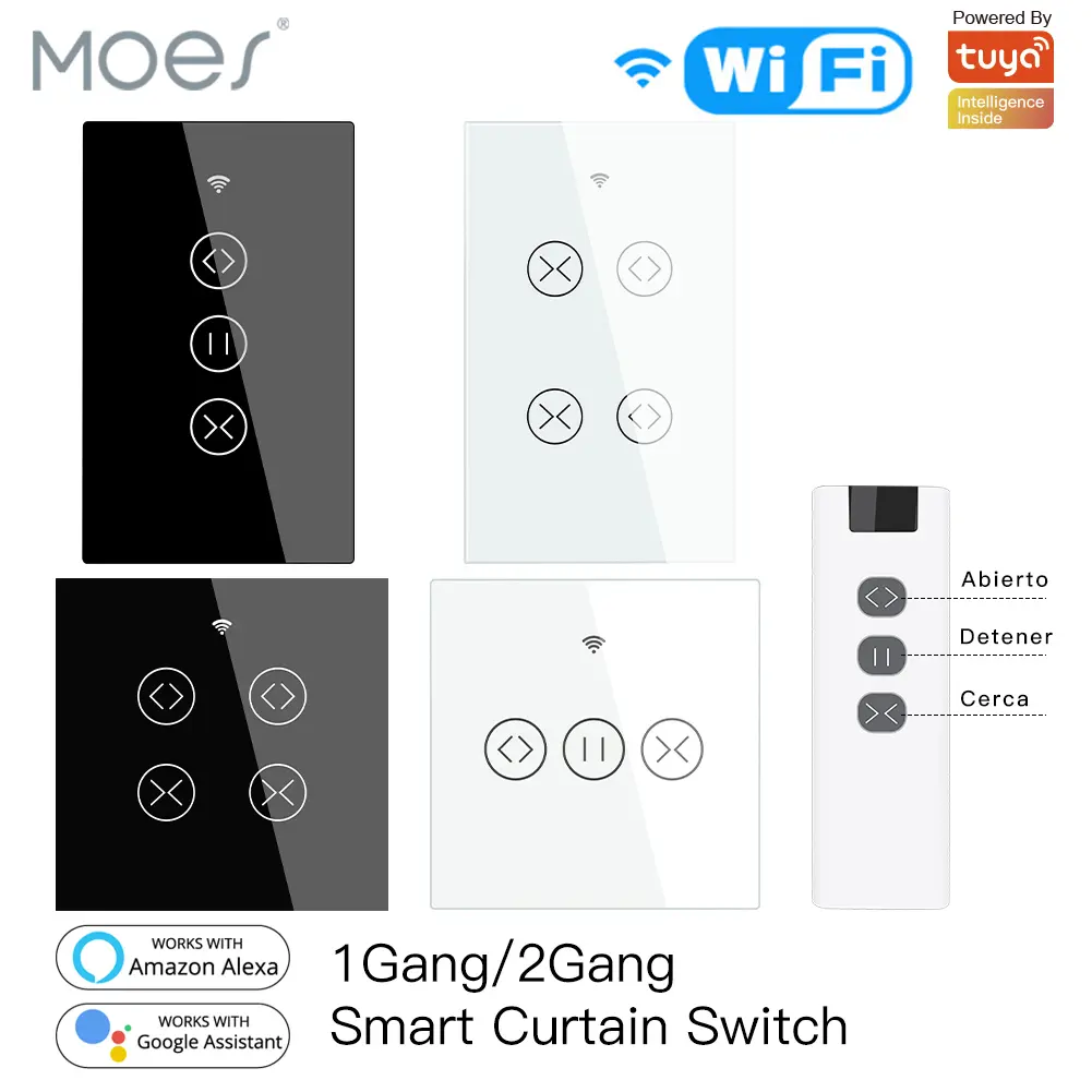 SWA RF WiFi Smart Touch Curtain Blinds Roller Shutter Switch