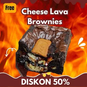 [ SALE ] SIGNATURE CHEESE LAVA BROWNIES CHOCOLATE MELTED ukuran 15 x 10