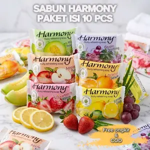 Promo Sabun Harmony 70 Gram isi 10 pcs Random Sesuai Stok Yang Tersedia Free Ongkir & COD