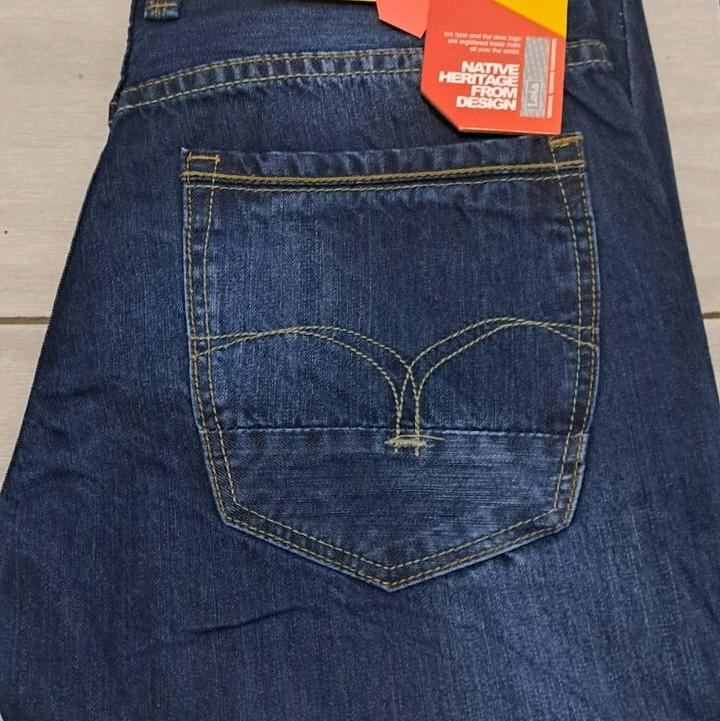 TERBRU CELANA LOIS PREMIUM, HANYA 2 WARNA ORIGINAL Jeans Biru Nyaman Denim Panjang Cowok Keren Pria Tebal 6