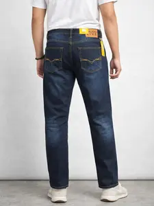 H4GO LIVE Celana Jeans Reguler Fit Original Selvedge Full Emboss Denim Corvus 13Oz Aksesori Import Kancing Pola Cuttingan Gradasi Warna