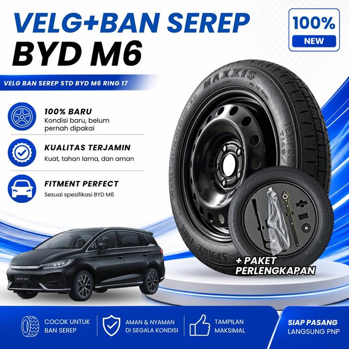 Jual Ban Serep Space Saver BYD M6 Temporary Tire Ban Cadangan by ASM ...