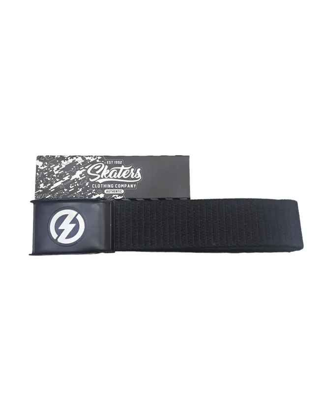 SABUK SKATERS ORIGINAL WEBBING LOGO HITAM PUTIH 3