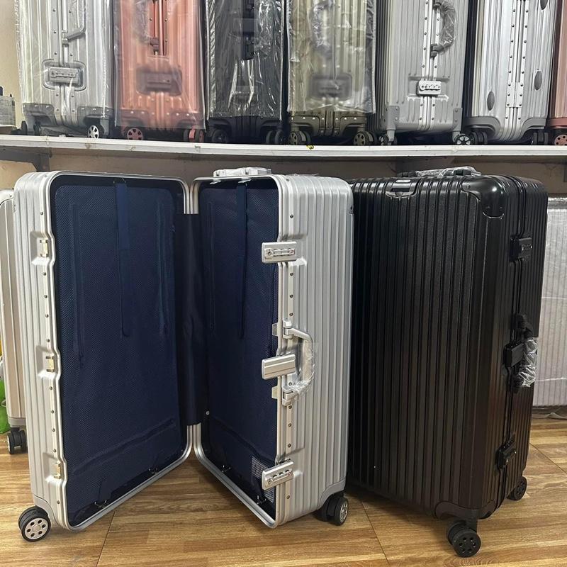 Vali khung nhôm khóa sập dáng hộp size đại 32, 36