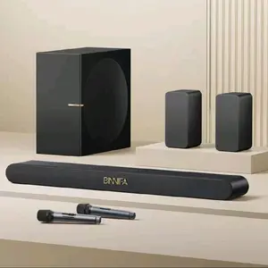 BINNIFA  Live-3D Mensimulasikan 5.1 Surround Karaoke Home Theater