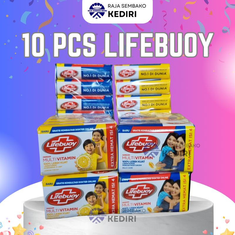 Product Introduction of PROMO 10 PCS SABUN MANDI LIFEBUOY 60GR MURAH MIX RANDOM 5