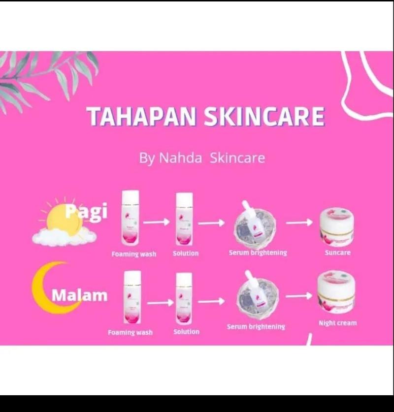 Product Introduction of NAHDA MIKHAYLA SKINCARE (Kemasan baru)Original BPOM. pencerah perawatan wajah aging pelembab hitam acid.acne dan normal 7