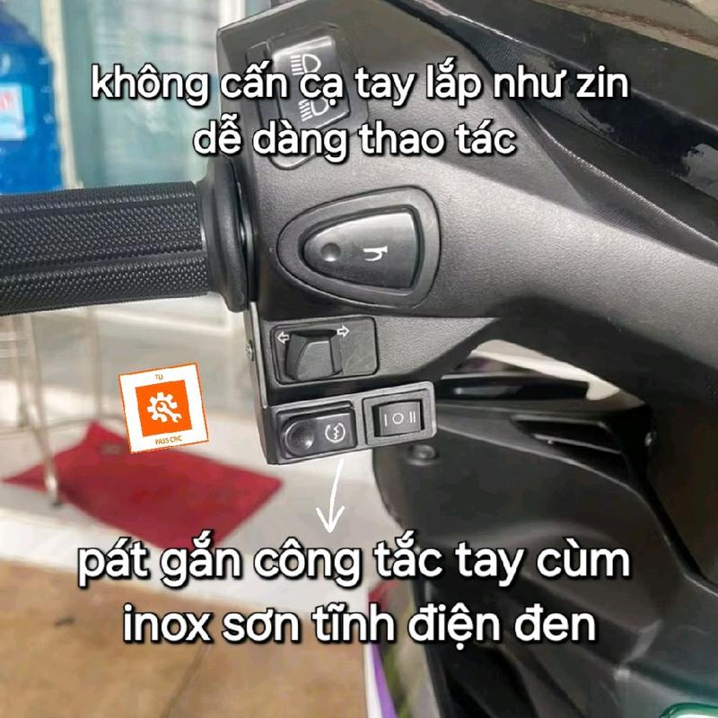  Pát Lọt Tay Cùm gắn Công tắc đèn trợ sáng gắn full tất cả dòng xe  sơn tĩnh điện  pát đèn trợ sáng Bi cầu mini L4x Phụ Kiện xe máy Phụ Tùng trợ sáng xemay 