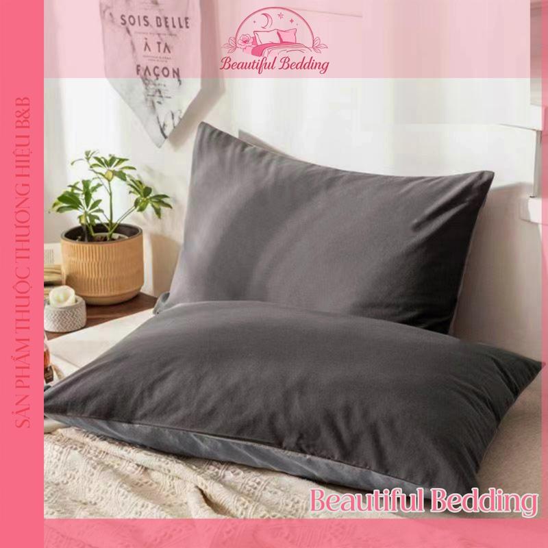 Vỏ Gối Cotton Tici Thấm Hút Tốt Mềm Mịn Vỏ Gối Nằm Nhiều Mẫu 35x50 45x65 50x70