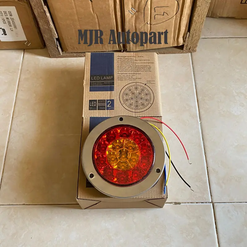 LED Stoplamp Truk RING (Lampu Rem) 12V/24V Cahaya Terang 3