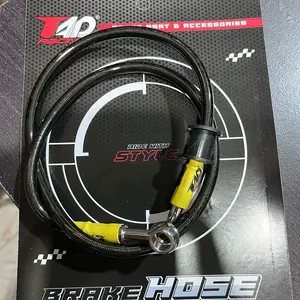 SELANG REM SELANG BRAKE TAD UK 50cm 60cm 76cm 90cm hitam carbon universal semua motor