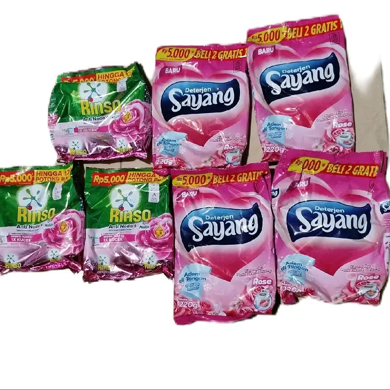 Paket 8 Pcs (4 Rinso 5000 + 4 Sayang 5000) 1