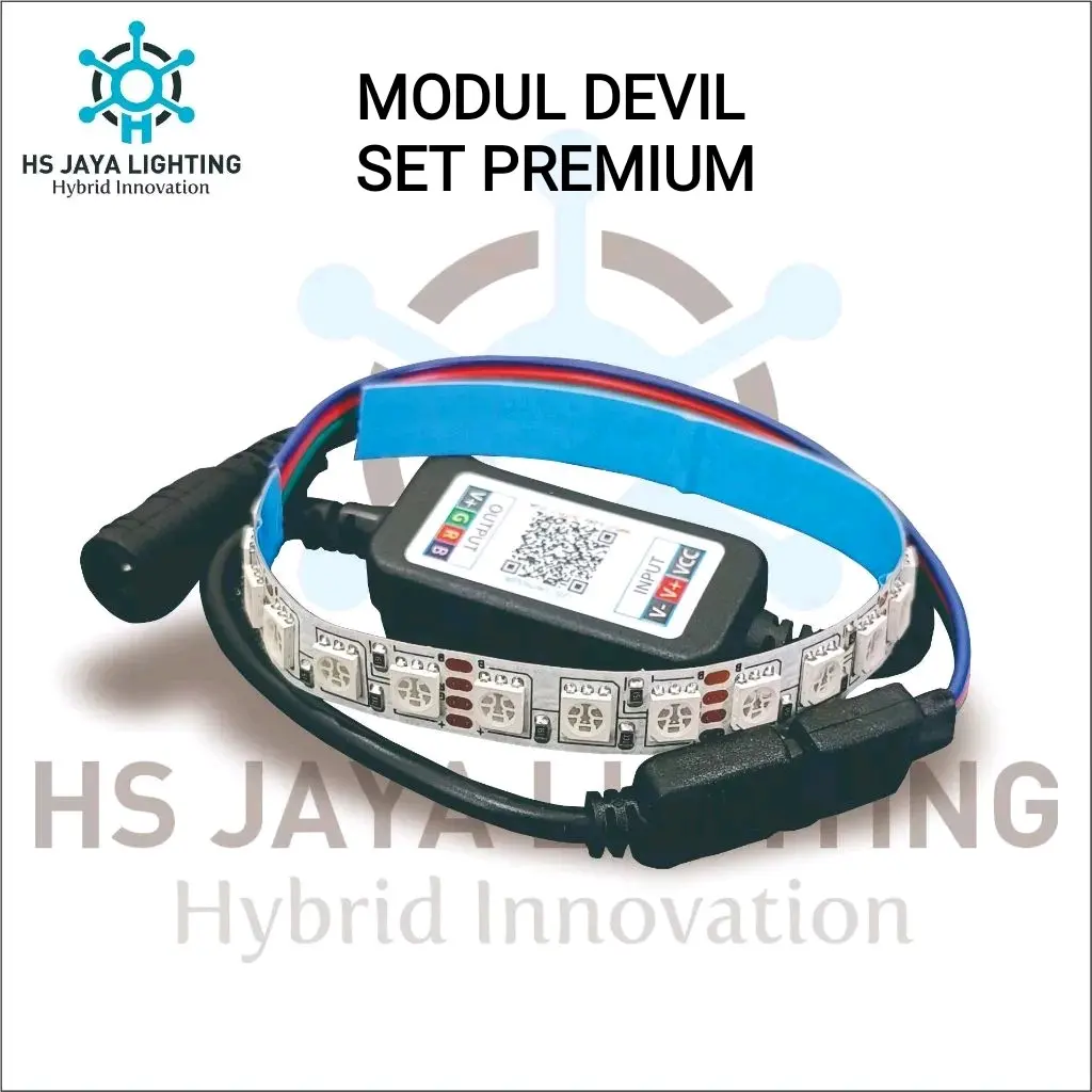 Lampu Demon DEVIL Eyes RGB  12v  aplikasi DUOCO STRIP