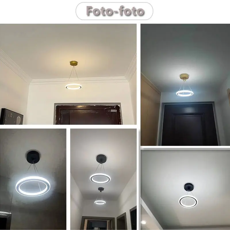Lampu Gantung Mini LED 3 Warna Adjustable - Modern Minimalis untuk Ruang Tamu Kamar Balkon Lorong 6