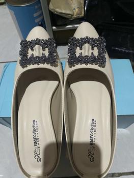 Product Review of HMF Yuiko High Heels Mules Wanita 7 cm AR08 from M**l 1