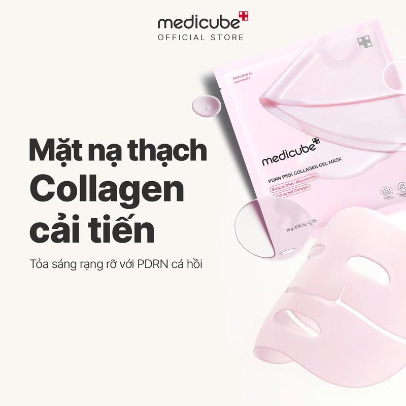 Mặt nạ thạch Cá hồi PDRN Pink Collagen Jelly Mask 28g