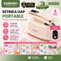 Gambar 【Promo 5th Anniv】 SAMONO SW-GSG200 Setrika Uap Portable Garment Steamer 1200W LED 6 Mode Setrika Gantung Setrika Biasa Gagang Lipat 200ml Pelat Keramik Anti Lengket Baju Kemeja Jas Hijab Traveling Garansi Resmi 1 Tahun dari SAMONO PERSONAL CARE Kab. Tangerang 1 Tokopedia