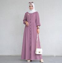 Gambar Gamis Wanita Long Dress Jumbo Busui Fashion Crinkle Airflow Bahan Halus Adem Nyaman untuk Ibu Menyusui dengan Kancing Atas Hidup dan Saku Sisi Kanan dari Asyfa Shop BDG_NEW Kab. Bandung 3 Tokopedia