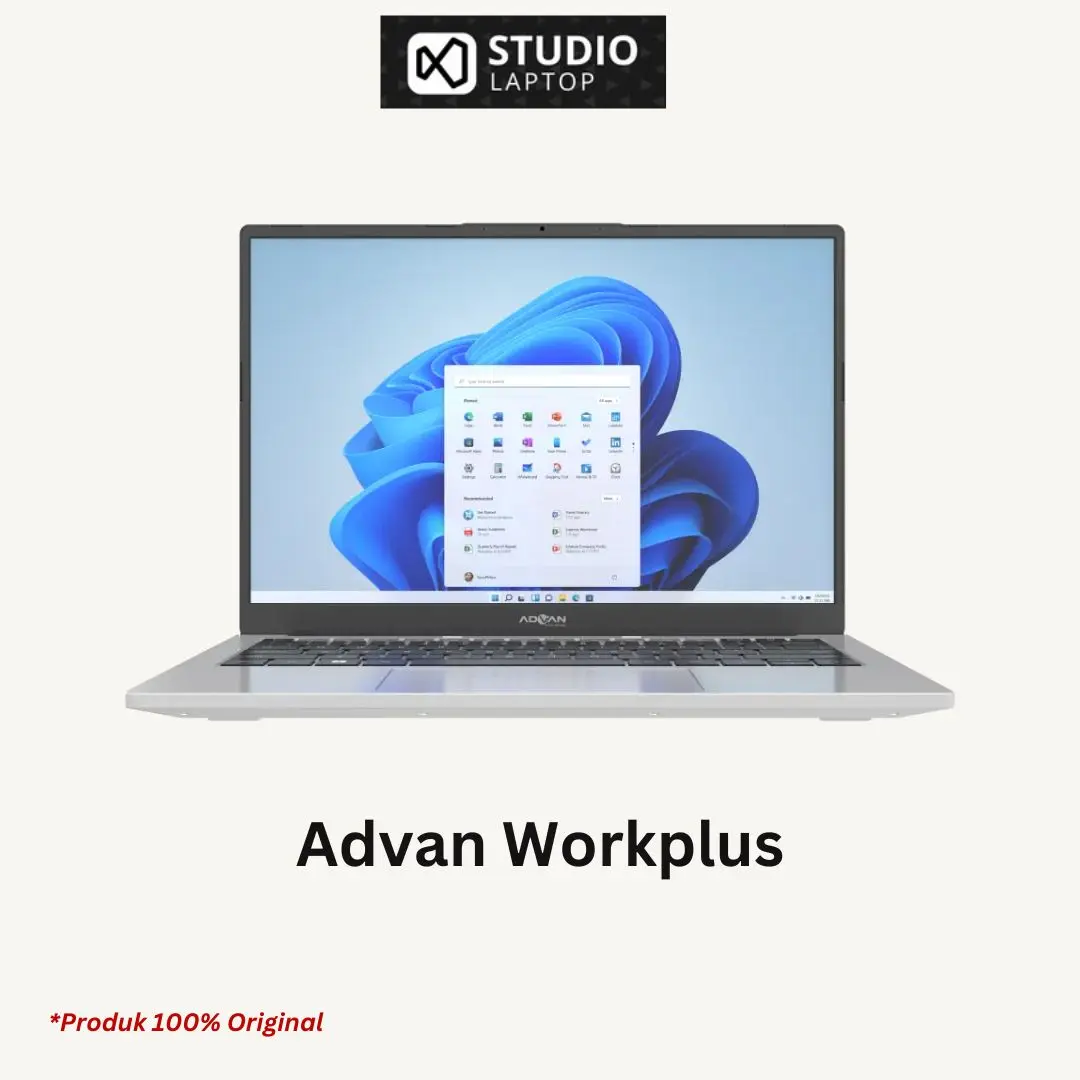 Laptop Advan Workplus Ryzen 5 6600H RAM 16GB 512GB SSD 14" IPS W11