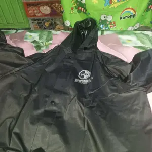 JAS HUJAN Anti Rembes Setelan Jaket Celana  Pria Wanita PVC Tebal ORIGINAL HENDZ