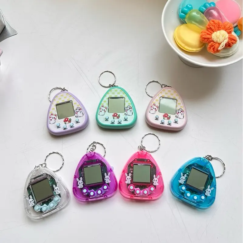 Mainan Tama goci Virtual Pet Anak Interaktif dengan Baterai untuk Merawat Hewan Peliharaan Virtual dan Bermain Aktivitas Menyenangkan