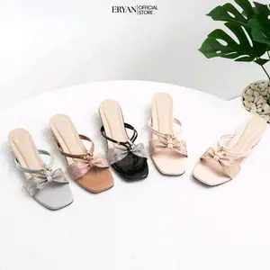 Eriya Bella Sandal Heels Wanita 3cm pinta simmer Sendal