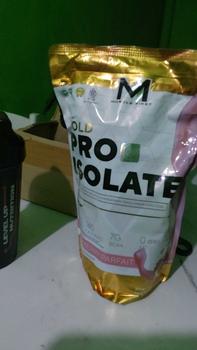 Product Review of M1 Muscle First Gold Pro Isolate 2 lbs (900gr) / Musclefirst Whey Protein 2lbs 2 lb BPOM Halal from A**a S**i 0