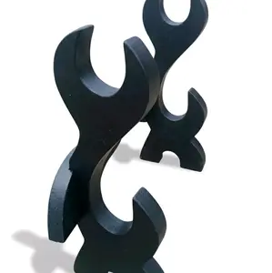 Tatakan / stand / rak penyimpanan pisau 2 tahap Kayu