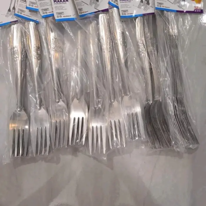 Garpu Stainless lusinan (12pcs)