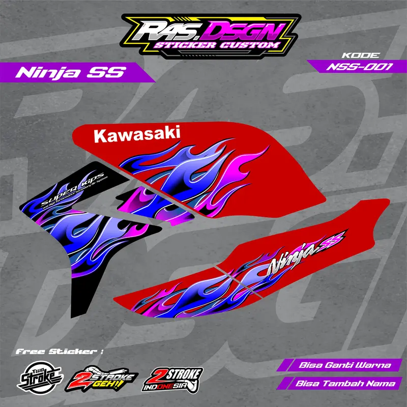 Striping Ninja SS Api Transparan - Striping Ninja SS/R Transparan 4