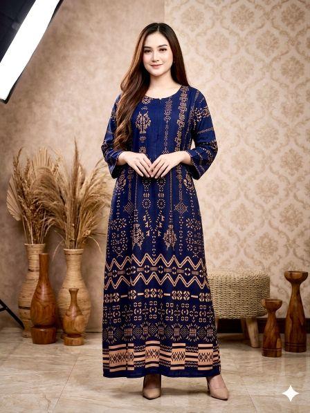 Daster Lengan ¾ Motif SULTAN Bahan Rayon Premium NO 1 Busui