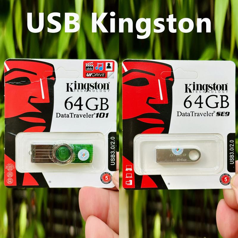  USB Kingston 128GB 64GB 32GB 16GB 8GB 4GB Nhỏ Gọn kington DT101,kington se9 hàng chuẩn nhập khẩu 
