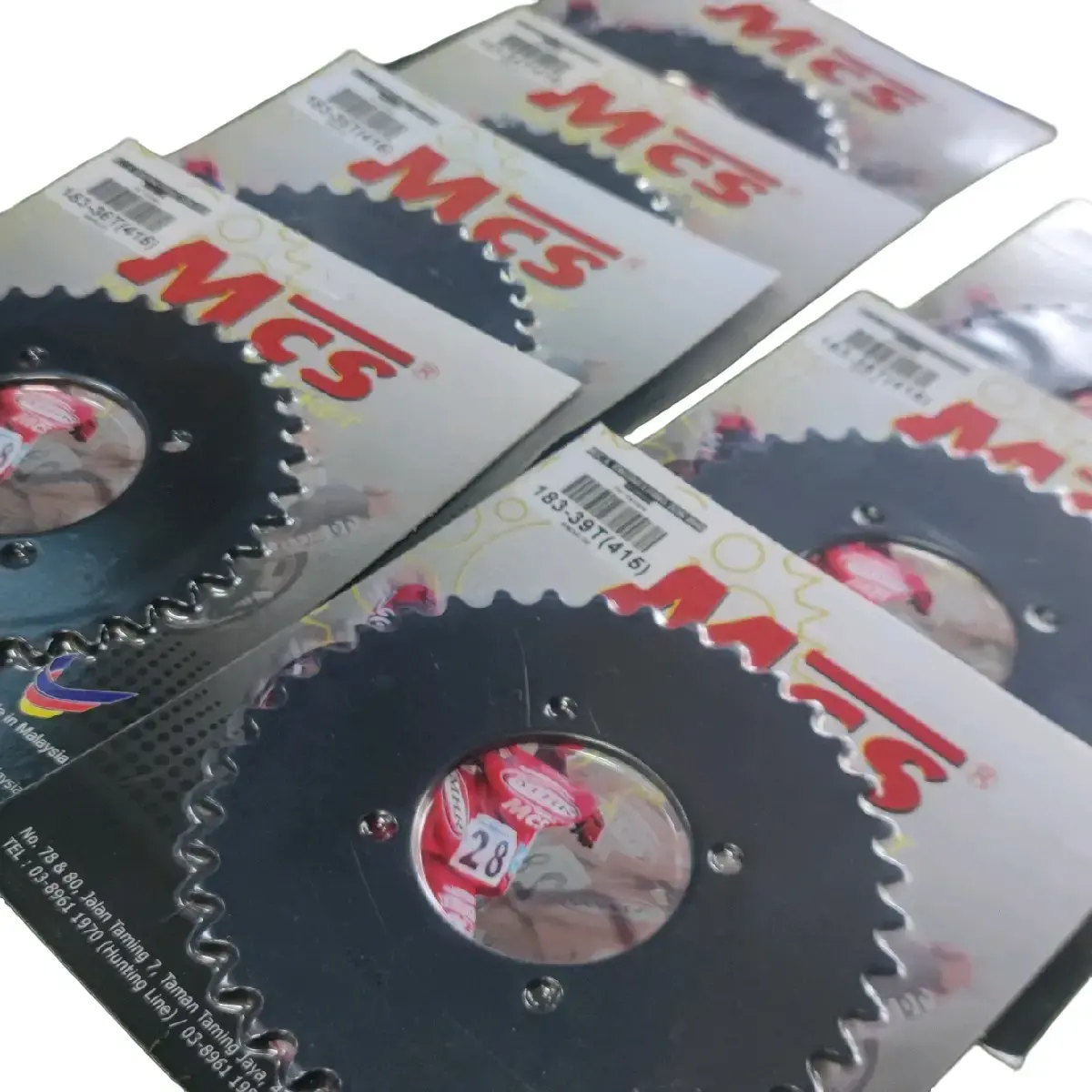 415 SPOCKET HITAM Y15 Y16 LC135 RXZ Y100 LCV8FI LC5S Y125Z MCS STEEL BLACK COLOUR HARDEN STEEL