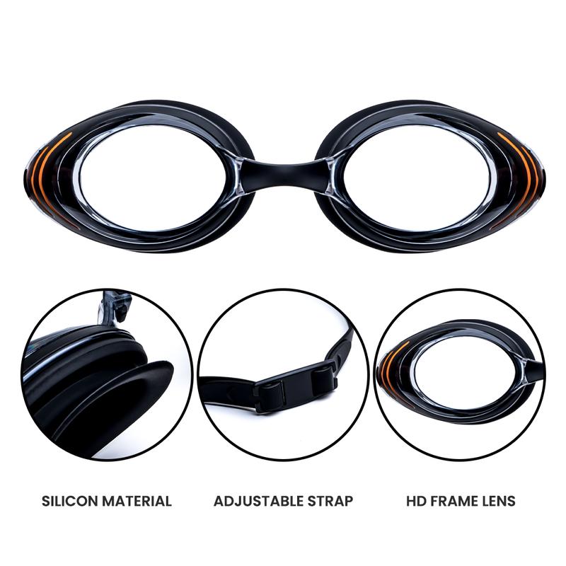 Kacamata Renang Anti Fog Berrybarton 1054 Frame Sport Pria Wanita 4
